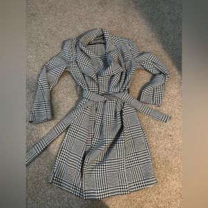 Houndstooth tie jacket